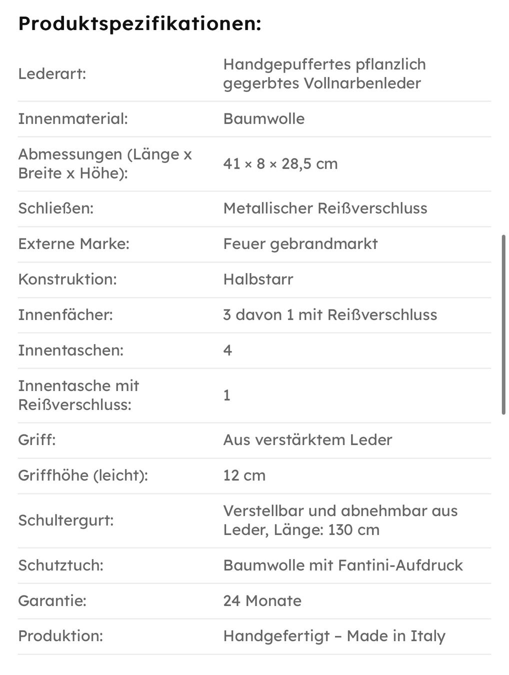 Valigie & Borse: Aktentasche aus Leder Firenze – Nuovo e nell'imballaggio originale da Wittenbach venduto da bes_k8vr 4