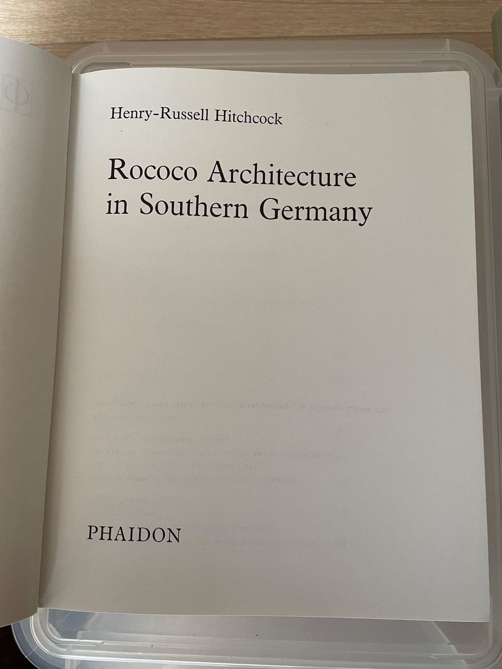 Bücher: Rococo Architecture in Southern Germany 1968 – Gebraucht aus Sins von Patrickwe 1