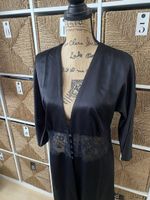 Triumph Black Night Dressing Gown. Elegant. Size L.