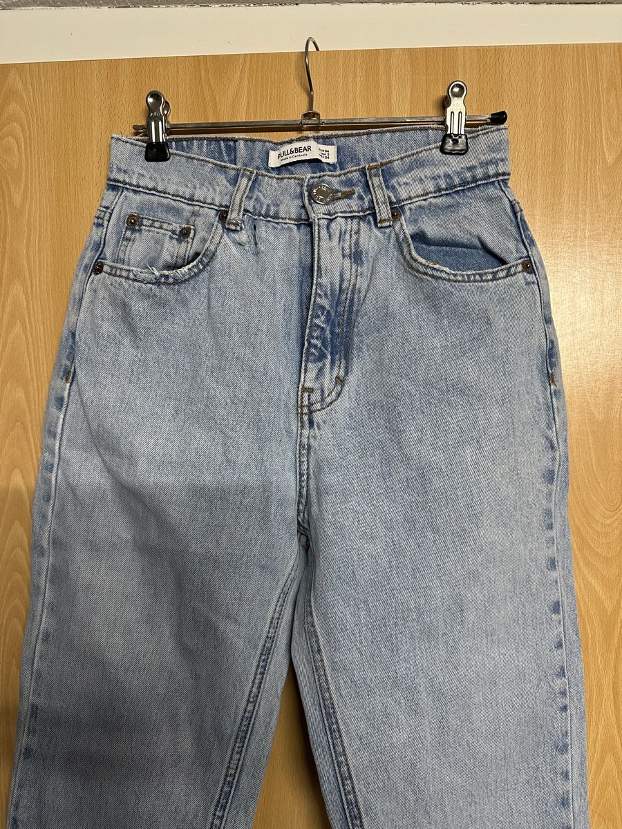 Pull&Bear Jeans: Pull&Bear Jeans Gr. 34, hellblau, top Zustand, Mom Jeans! – Neu (gemäss Beschreibung) aus Zollikofen von Akshy