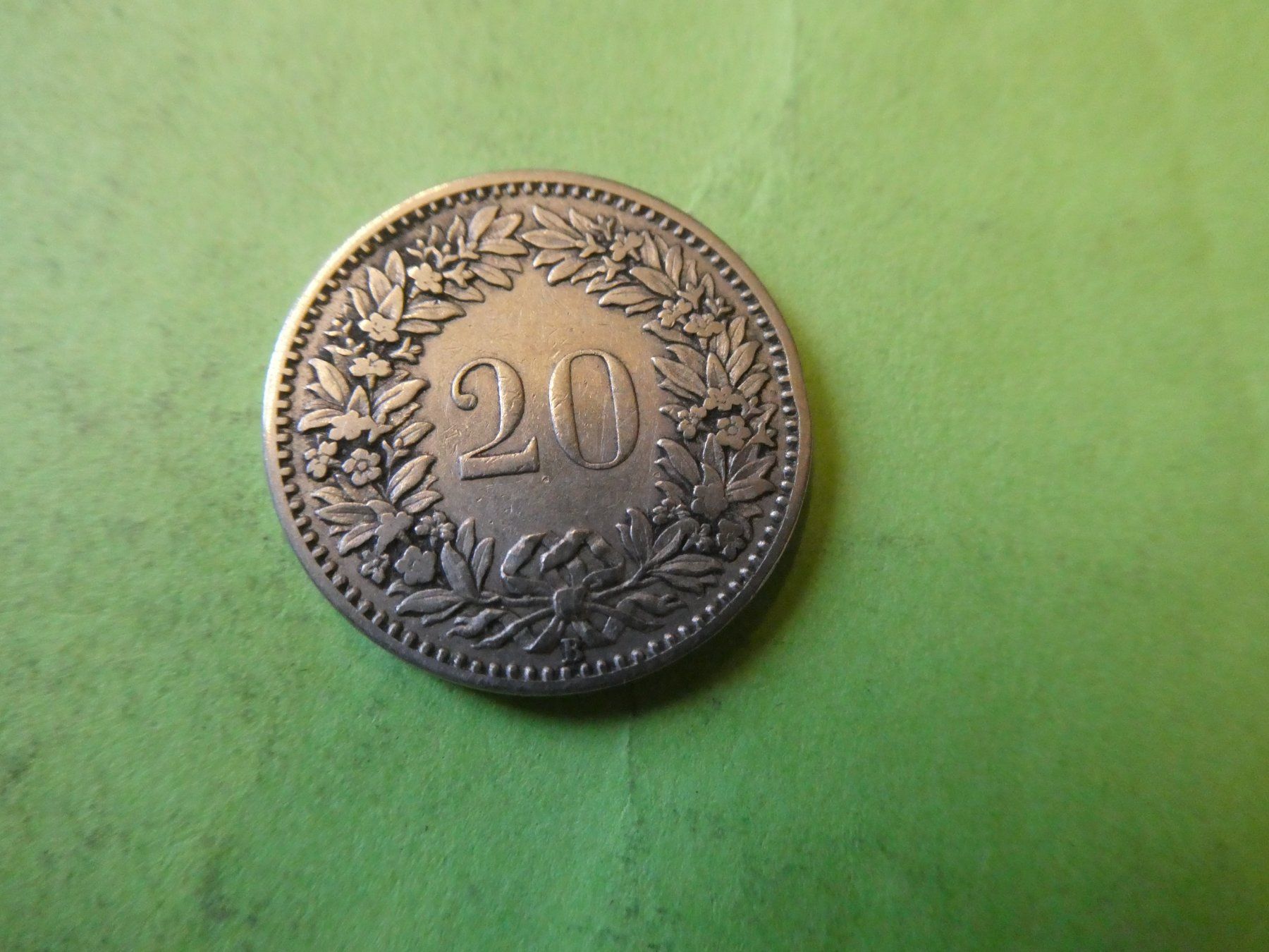 Toutes les monnaies: Schweiz 1899, 20 Rappen – D'occasion à Hinterforst par Rohusri 1