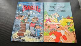 Disney Bücher: Basil der Mäusedetektiv + Hase Schildkröte...