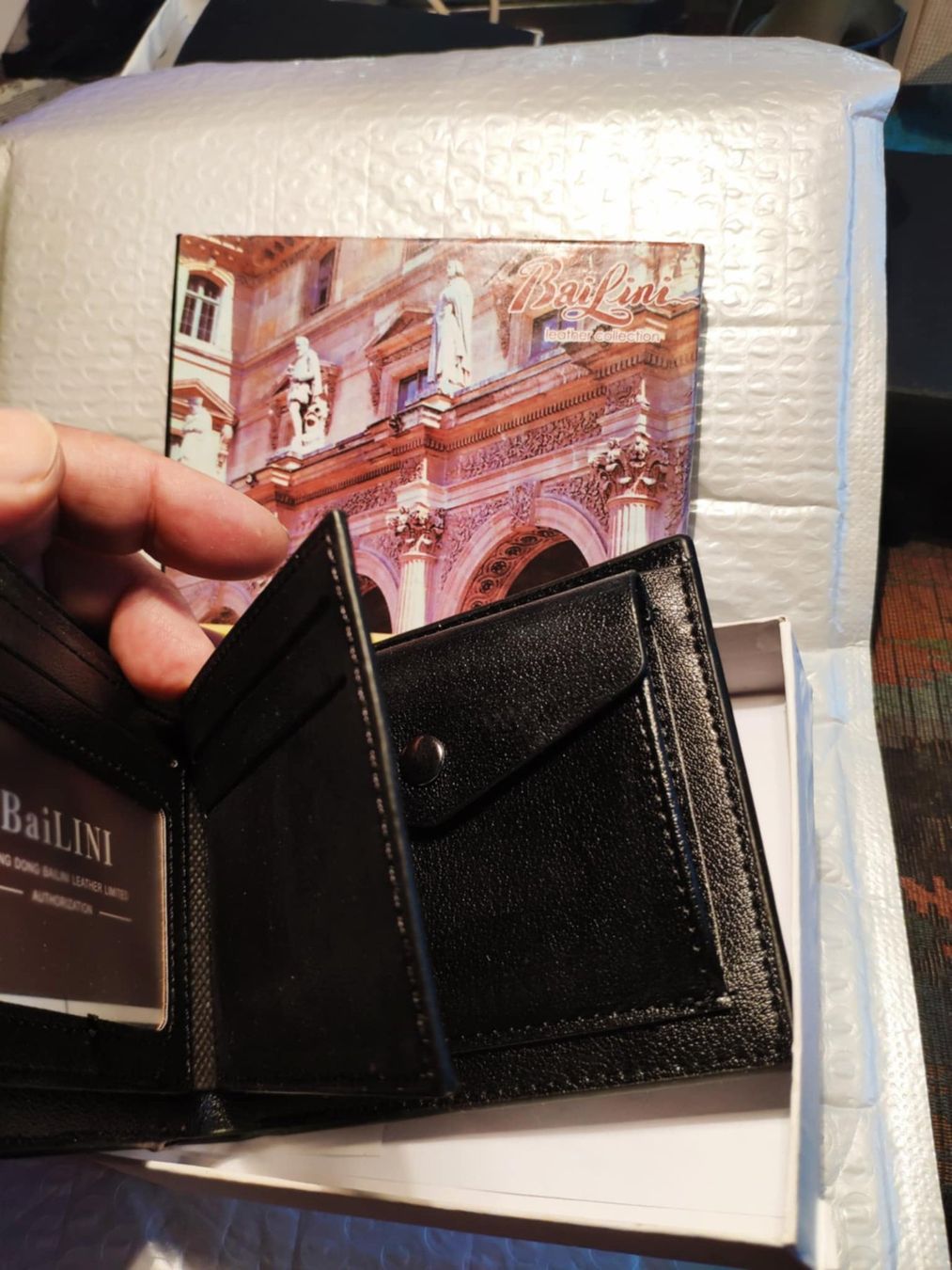 Brieftaschen: Portemonnaie schwarz sehr elegant – Neu und originalverpackt aus Minusio von graziano11 4