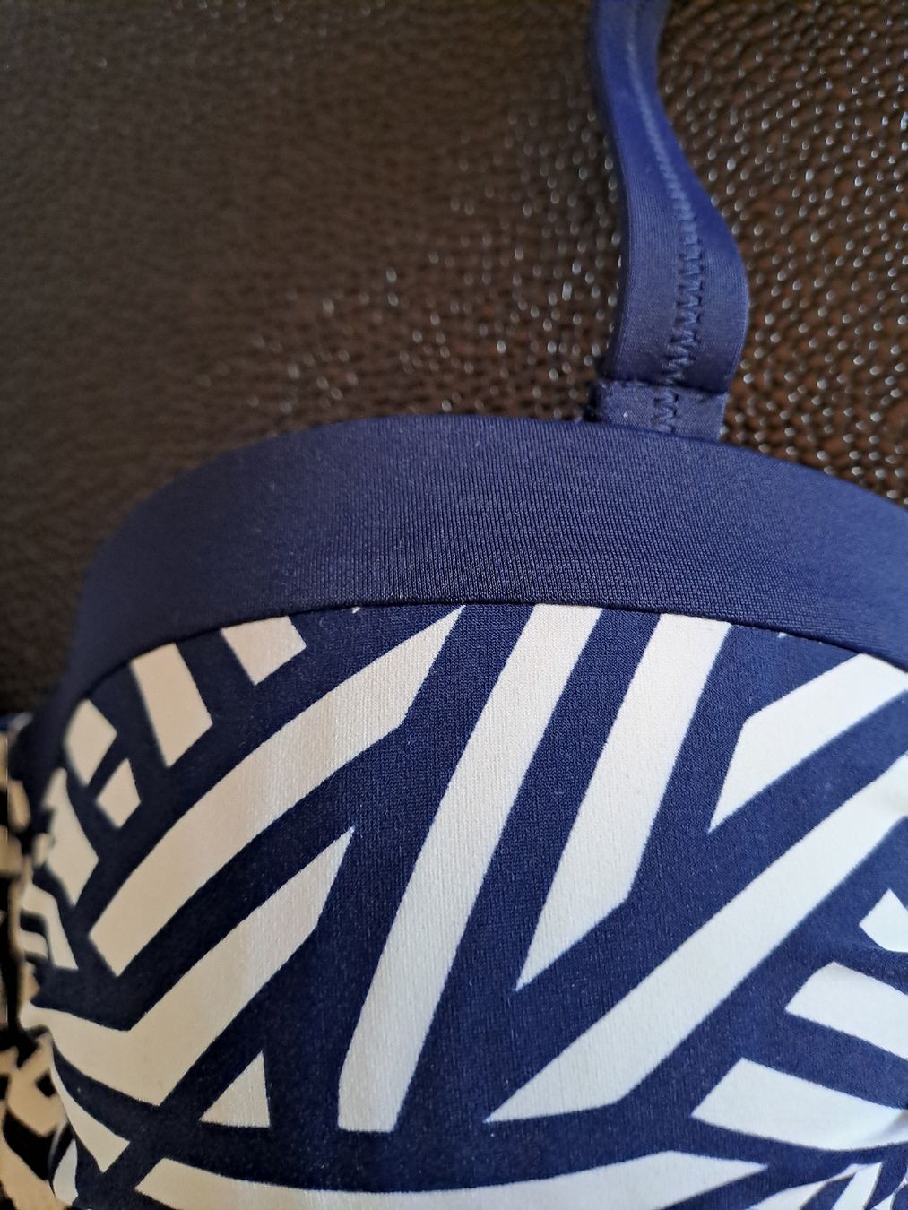 Costumi da bagno & Bikini: Lidea Bikini-Set Grösse 40/E dunkelblau weiss neuwertig – Nuovo e nell'imballaggio originale da Basel venduto da Sevenaa 3