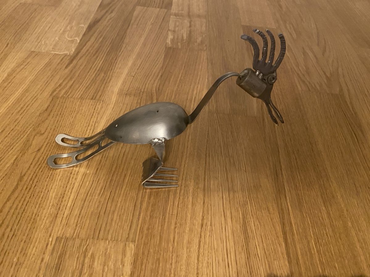 Skulpturen & Statuen: Vogel Skulptur - Kunst aus Besteck! – Neu (gemäss Beschreibung) aus Killwangen von BeautysAndEmmas