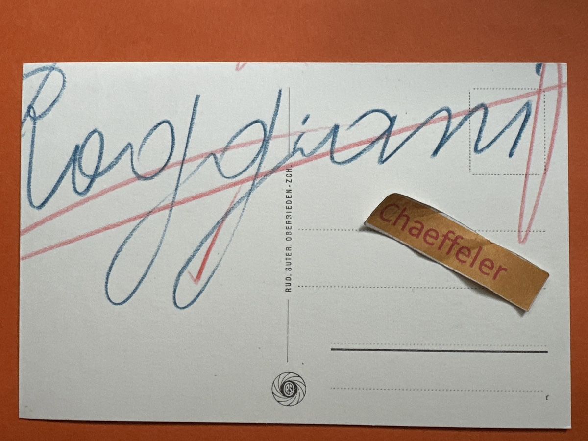 Cartoline postali: 4800 Linthal mit Tödi – Usato da Zürich venduto da Chaeffeler 1