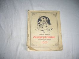 Schweizer Illustrierter EulenSpiegel-Kalender Jahrgang 1920