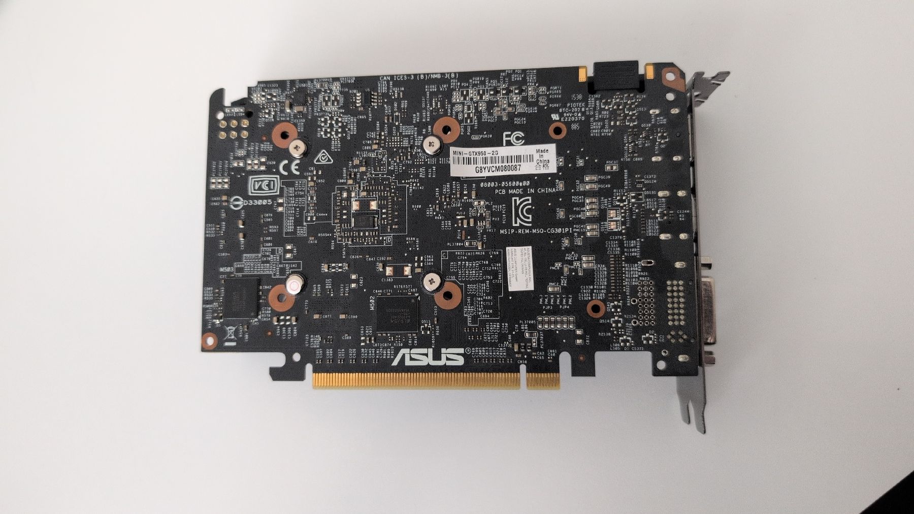 Asus Schede grafiche: ASUS GTX 950 Mini Grafikkarte – Usato da Bern venduto da seba86 1