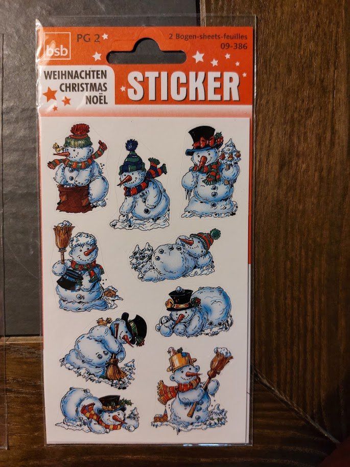 Aufkleber: Stickers Weihnachten Winter – Neu (gemäss Beschreibung) aus Unterseen von Ruia3333 1