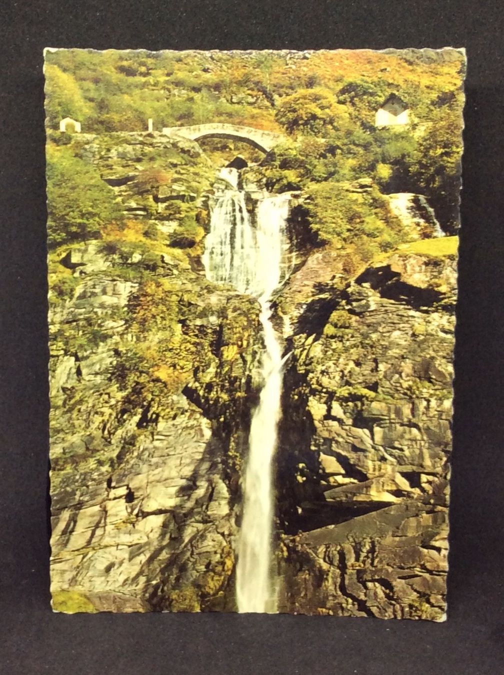Ansichtskarten: Cascata St. Pedronilla, Biasca – Gebraucht aus Widnau von Brusi9