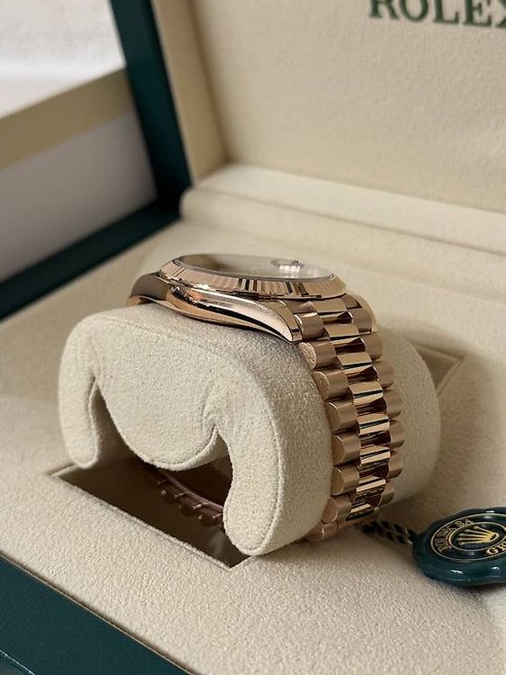 Rolex Day Date Everose Gold/ Grün 4
