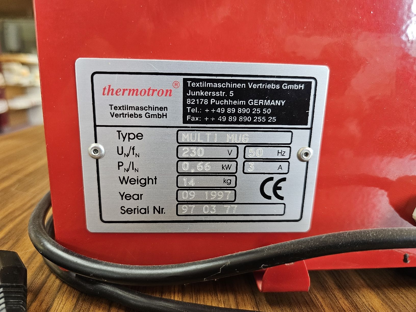 Tutte le macchine: KLEGA Multimug Tassenpresse – Usato da Meisterschwanden venduto da Hummer21 2