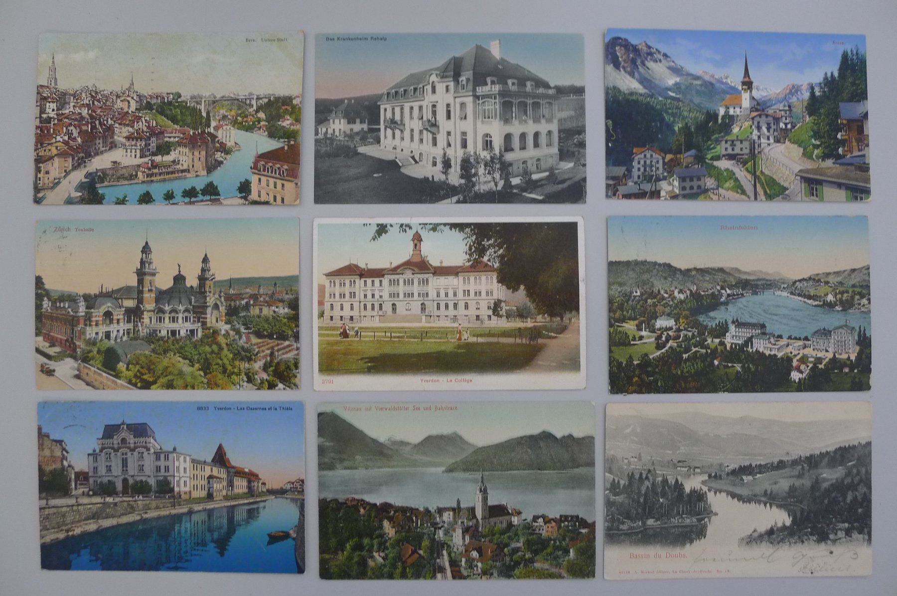 Cartes postales: 1900-1970, Schöne Sammlung mit 500 Ansichtskarten + Lithos – D'occasion à Sursee par Luzernerraute 5