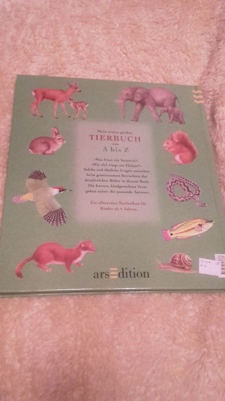 Libri: Tierbuch A-Z – Nuovo (secondo la descrizione) da Schwarzenburg venduto da Flamingo07 1