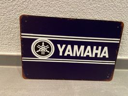 SCHILD YAMAHA NEU / 1 Stück / DER RENNER