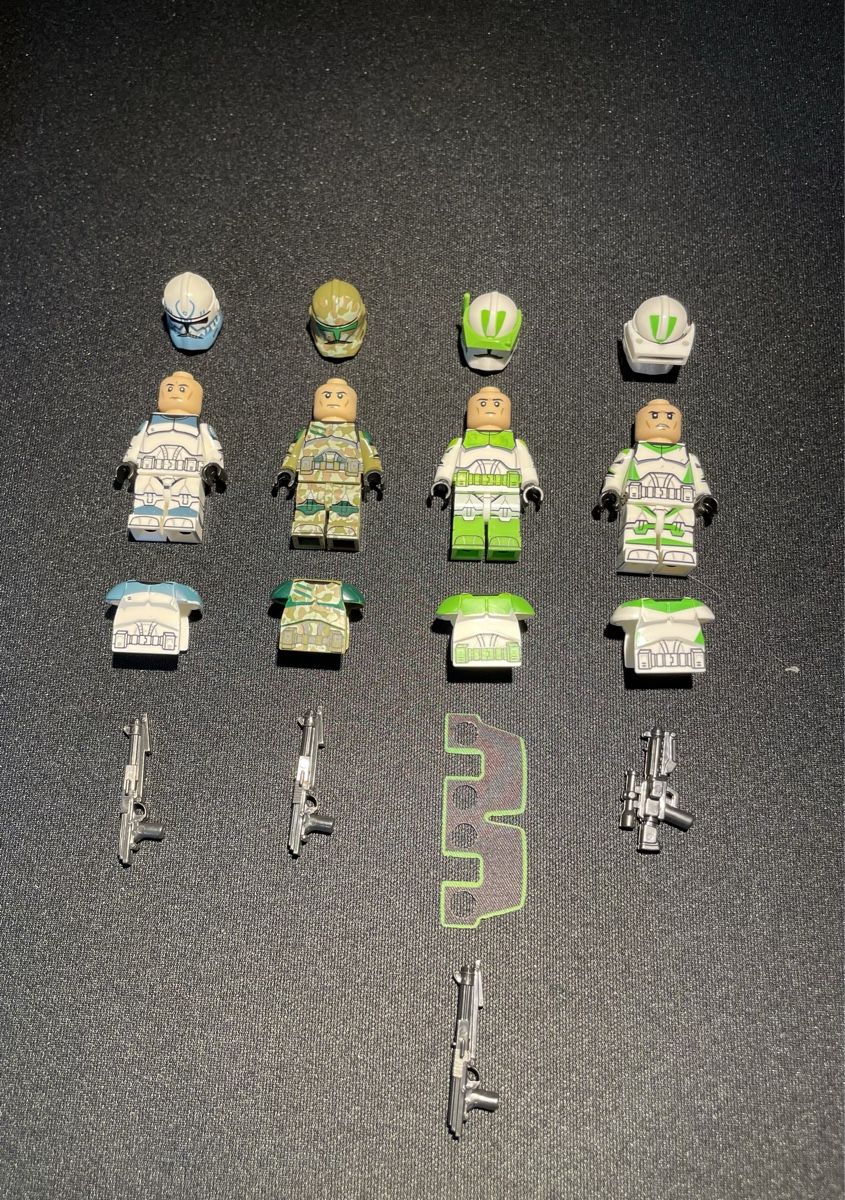 Star Wars Statuette: Star Wars Clone 442nd 41s Wolfpack Trooper Figur Lego-Komp. – Nuovo (secondo la descrizione) da Zufikon venduto da BrickSales 1