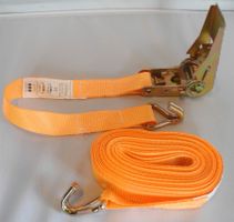 4 Stk. Spanngurt/Spannset mit Haken 600 Kg x 8 M