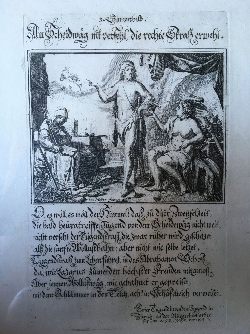 Incisioni: Original Kupferstich Conrad Meyer 1652 – Nuovo (secondo la descrizione) da Aarau venduto da Huby8116 1
