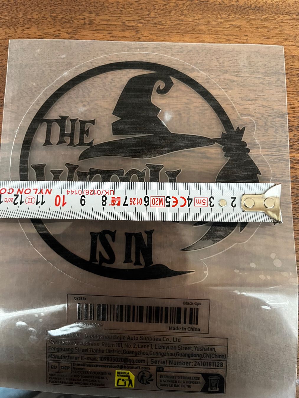 Aufkleber: Hexen-Deko Aufkleber "The Witch is in" – Neu und originalverpackt aus Gams von Mariawicca 2