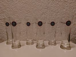 9 Tsingtao Biergläser 0,25l