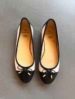 *Varese* *Ballerina* *Leder* *Schwarz/Beige* *Gr. 36*