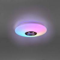 LED Deckenleuchte, Lautsprecher, 41 cm Ø