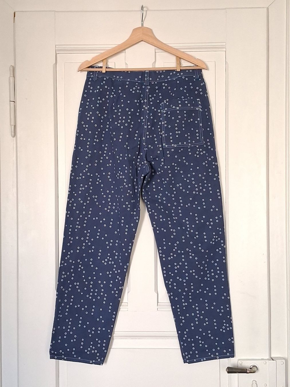 Cos Pantaloni: Blaue Sommer Hose, COS, Muster, Gr. 38 – Usato da Ried-Brig venduto da Zzyzx 5