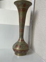 Vintage,Messing Vase,Indische Messing Vase,Gravierte Messing