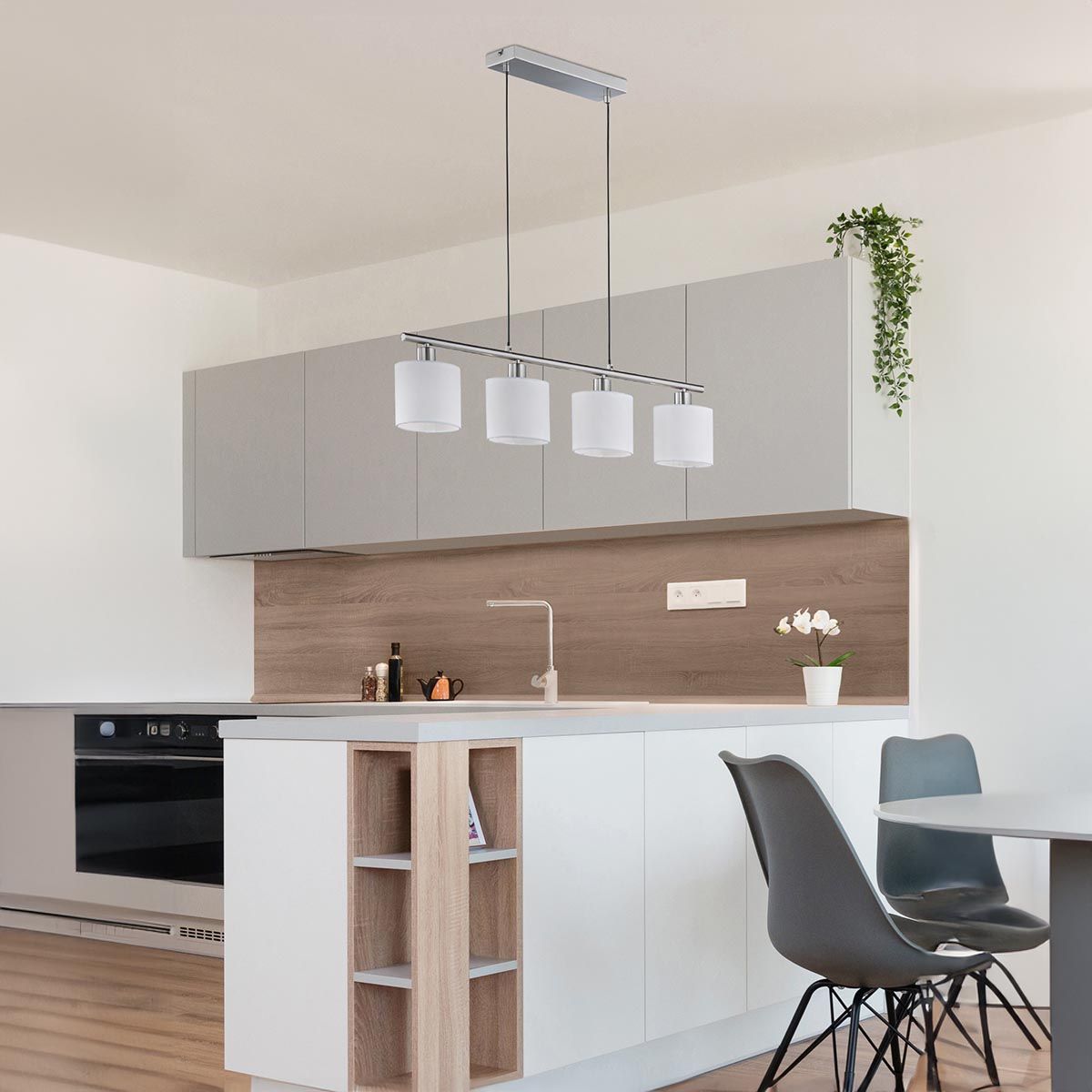 Lampadari & plafoniere: Pendelleuchte, Stoff, 75 cm x 12 cm – Nuovo (secondo la descrizione) da Kreuzlingen venduto da Smart-Light 1