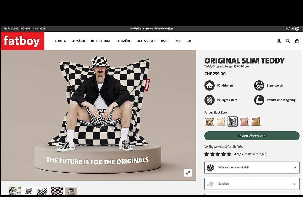Fatboy Poltrone: Sitzsack – Nuovo e nell'imballaggio originale da Zürich venduto da awapercussion 4