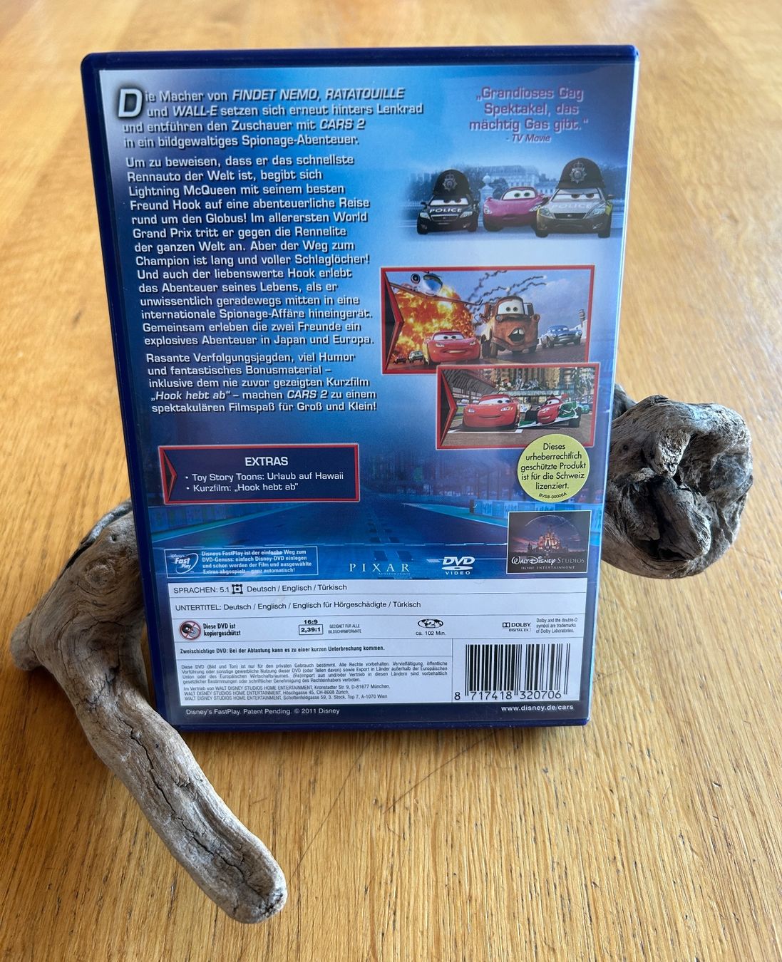 Tutti i DVDs: Cars 2 – Usato da Urnäsch venduto da Winterzauber12 1