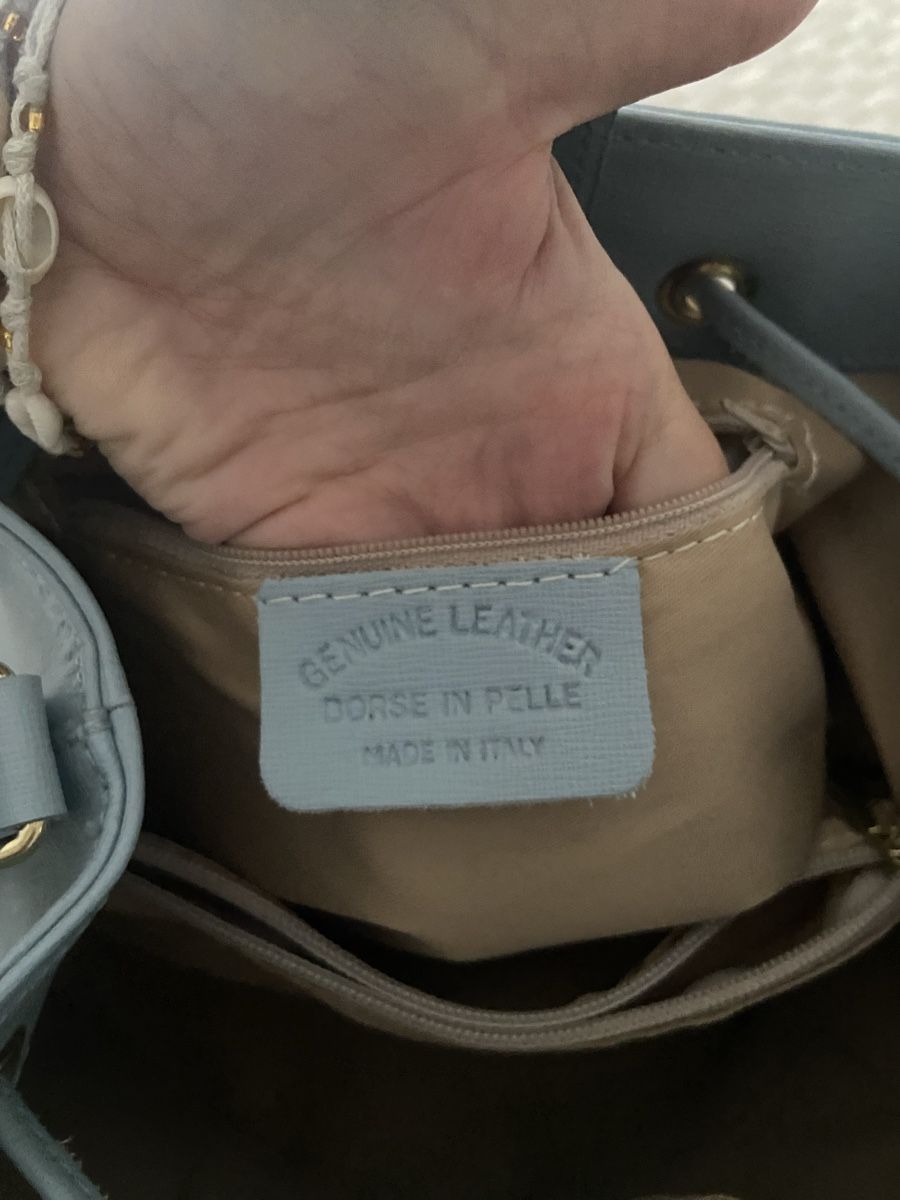 Taschen für Damen: Blaue Ledertasche - Italienisches Leder – Neu (gemäss Beschreibung) aus Zürich von Honeymoon_ 4