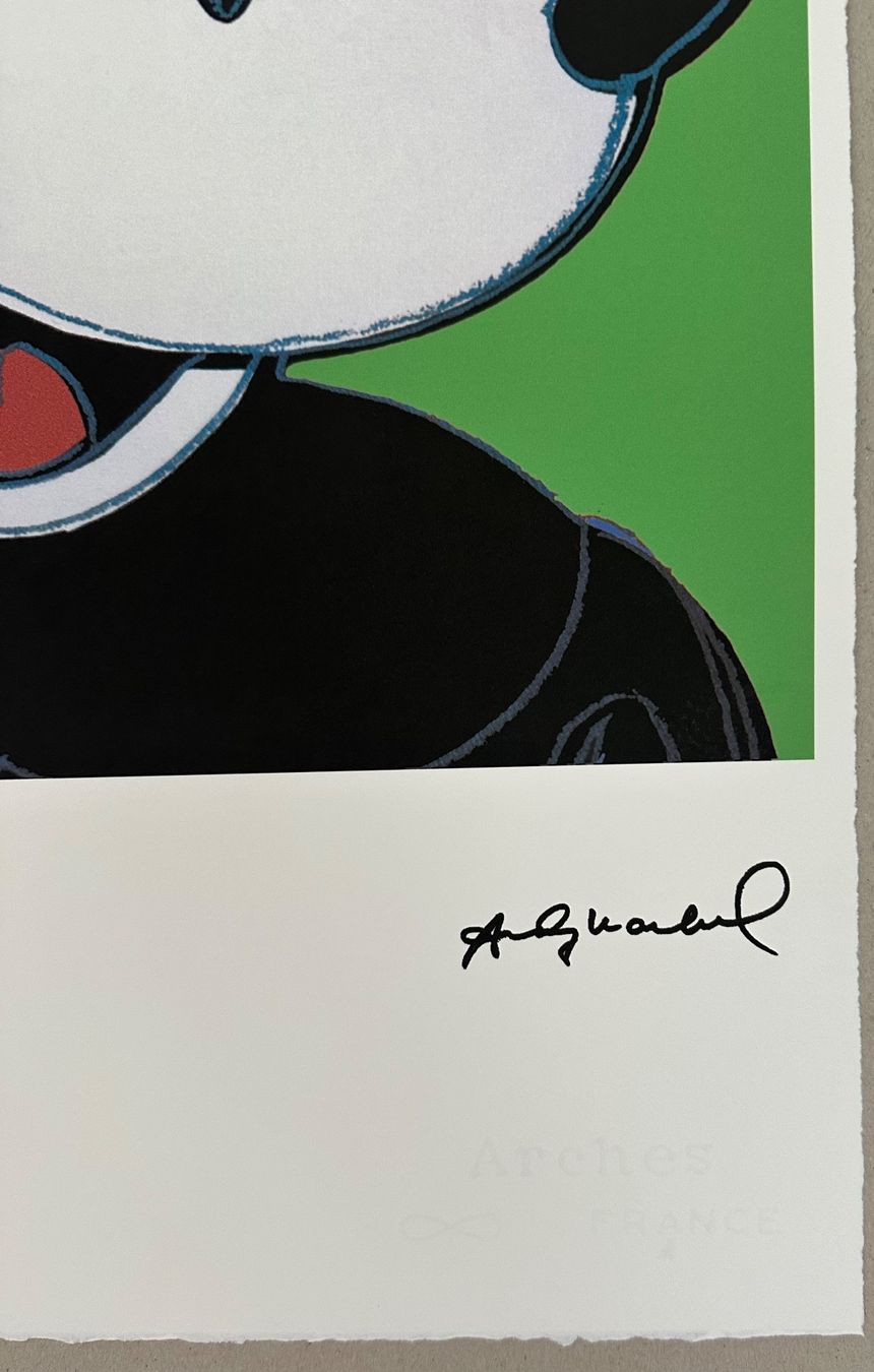 Tableaux: Andy Warhol: Mickey Mouse, POP Art 28/100 – Neuf (Voir description) à Meilen par Smgdesign 2