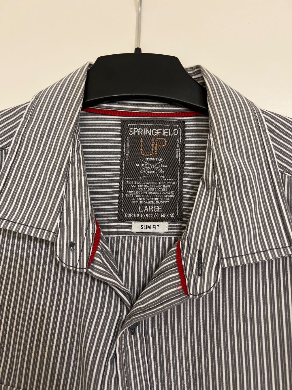 Hemden: SPRINGFIELD Hemd L SLIM FIT – Gebraucht aus Horgen von linuxrp 1