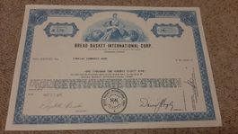 Aktie Bread Basket International corp.