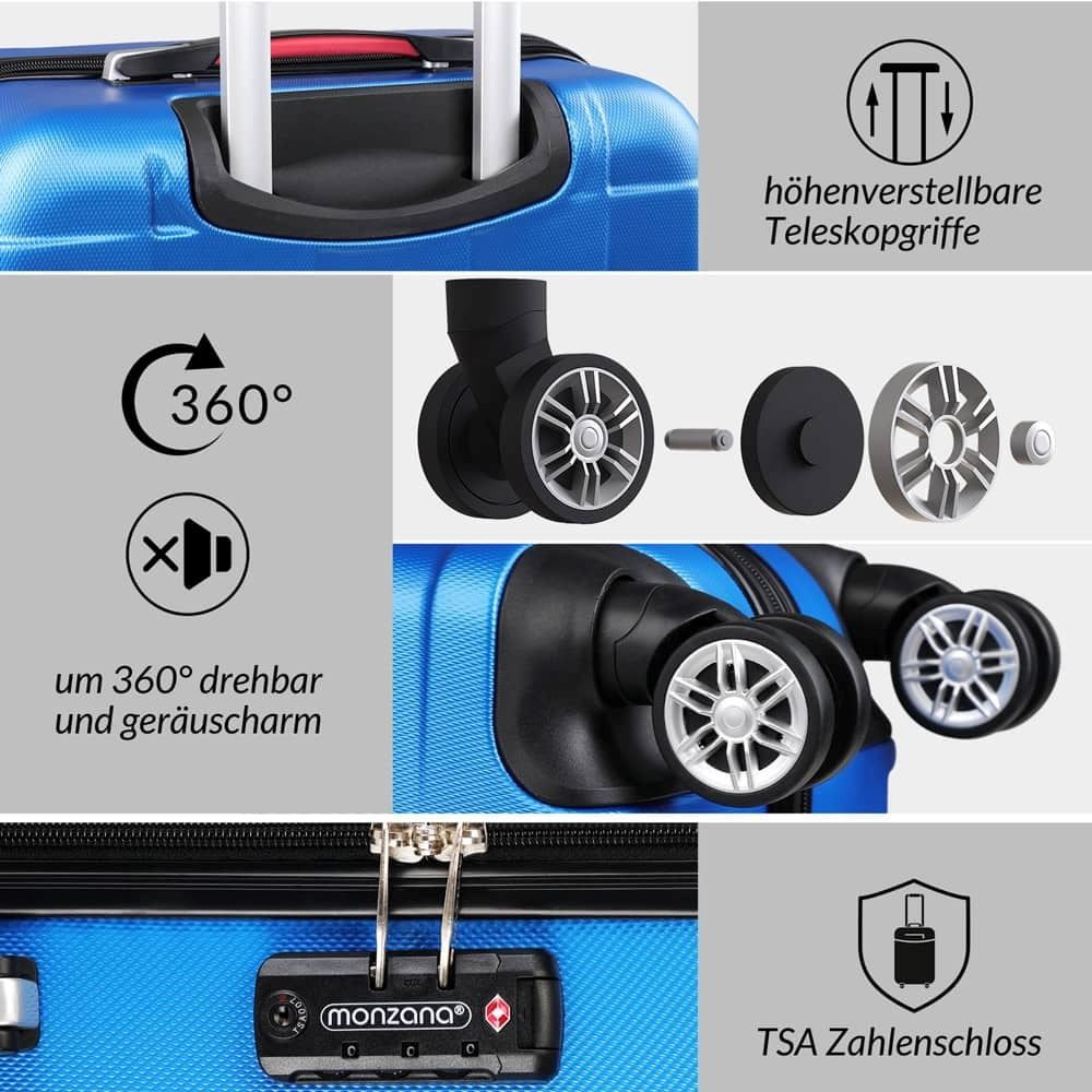 Valigie: Hartschalenkoffer 3er Set – Nuovo e nell'imballaggio originale da Winterthur venduto da aredo 5