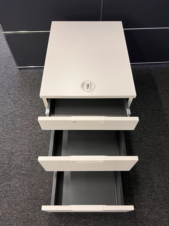 8 x IKEA GALANT Rollcontainer weiss kaum gebraucht mit Code (Gebraucht ...