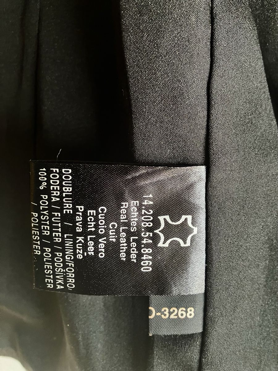 S.Oliver Completi & Tailleur: Echtleder Blazer von s.Oliver, Schwarz – Nuovo (secondo la descrizione) da Zürich venduto da miriosa 4