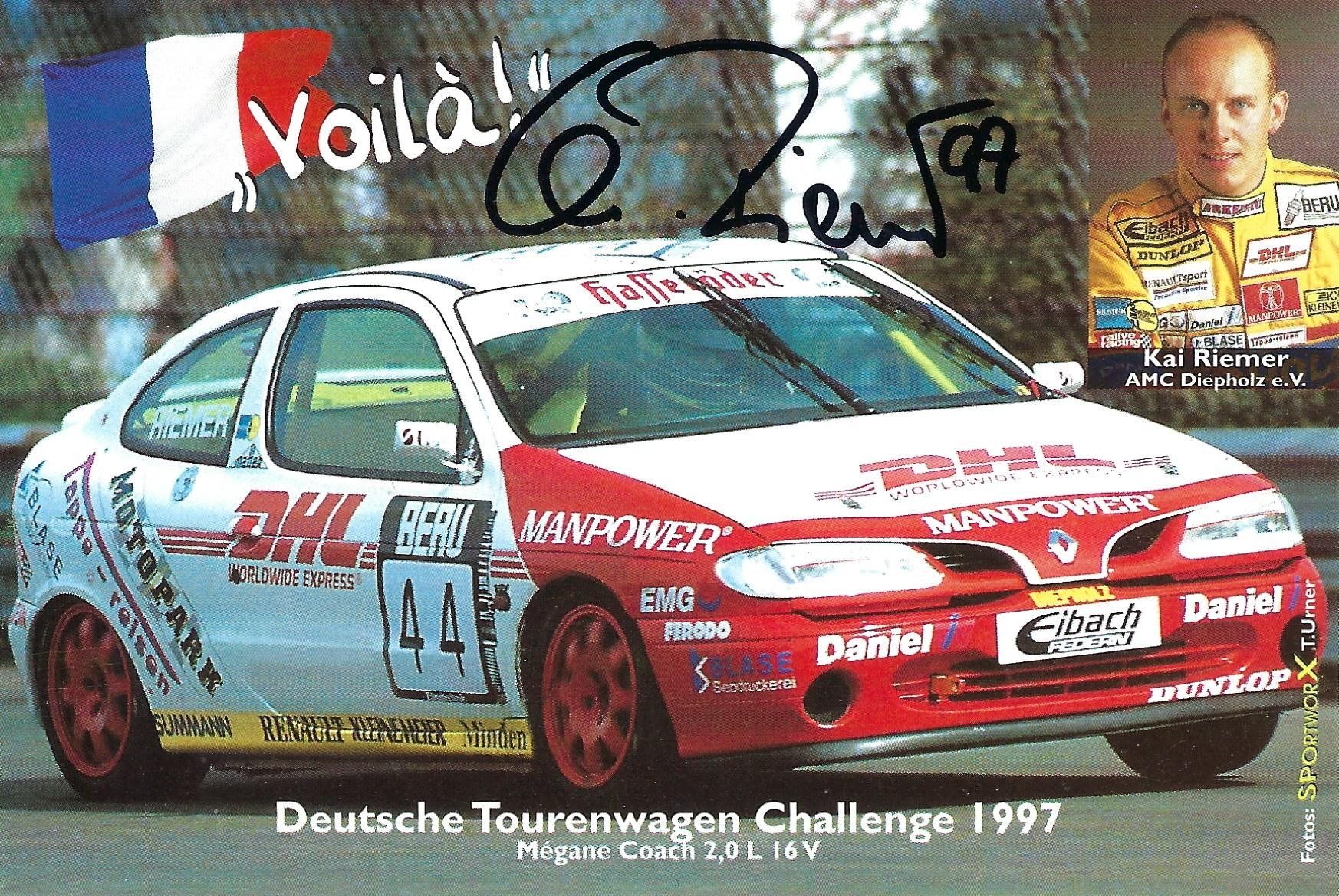 Autografi: Kai Riemer, DTC – Usato da Aarburg venduto da Hktm