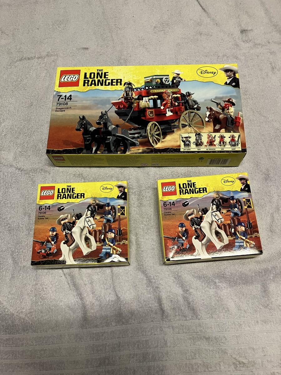 Lego Kit di costruzioni: Lego Lone Ranger 79108 + 2x 79106 – Nuovo e nell'imballaggio originale da Luzern venduto da windundsichtschutz