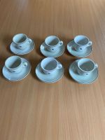 6 Nespresso Tassen + Untertassen, gemarkt 2Set Made Germany