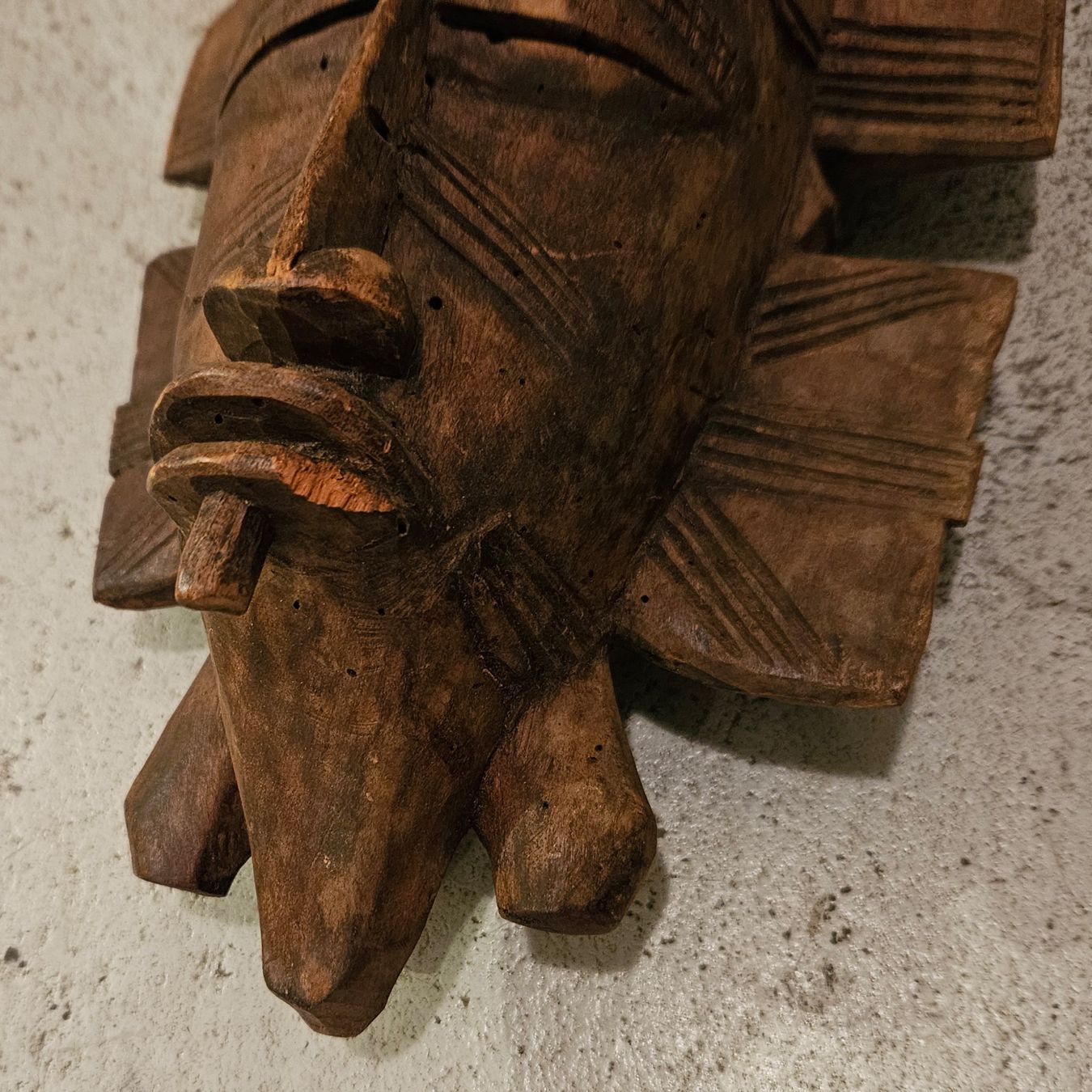 Internationale Kunst: Alte Afrikanische Senufo Maske – Gebraucht aus Rieden AG von sam5432 4