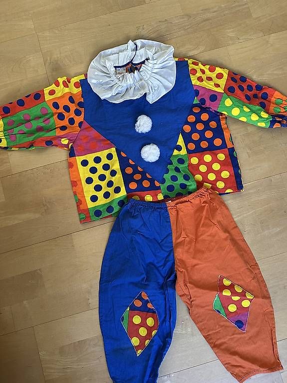 Costumi: Clowns Kostüm Grösse 104 – Usato da zürich venduto da majasimone 1