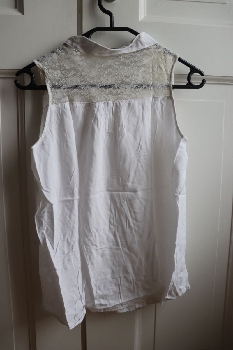 H&M Camicette: Chemisier blanc avec dentelle H&M – Usato da Mathod venduto da Alice977 3