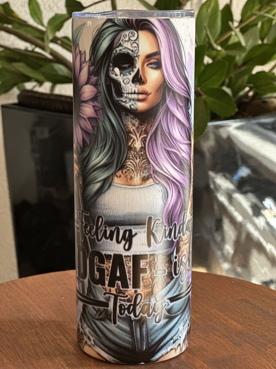 Tazze: Thermobecher Edelstahl mit Tattoo Design 20zo – Nuovo e nell'imballaggio originale da Russikon venduto da Leks4