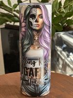 Thermobecher Edelstahl mit Tattoo Design 20zo