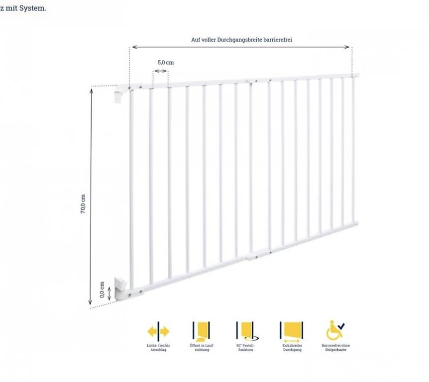 Sicherheit: Impag Treppenschutzgitter 70-105cm – Gebraucht aus Amriswil von amriswiler 1