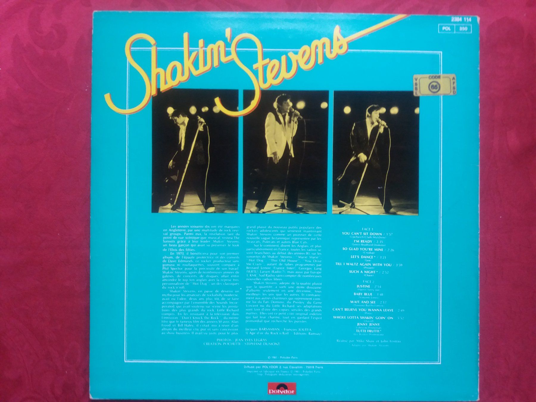 Vinyles: LP (Shakin' Stevens) – D'occasion à Meyrin par toutatis 1