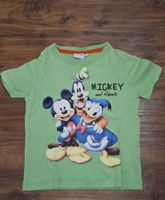 Kinder T-Shirt Disney Grösse 104 grün mit Mickey