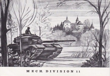 Ansichtskarten: Einheitskarte der MECH: DIVISION 11 – Gebraucht aus Schlieren von Rapaelli